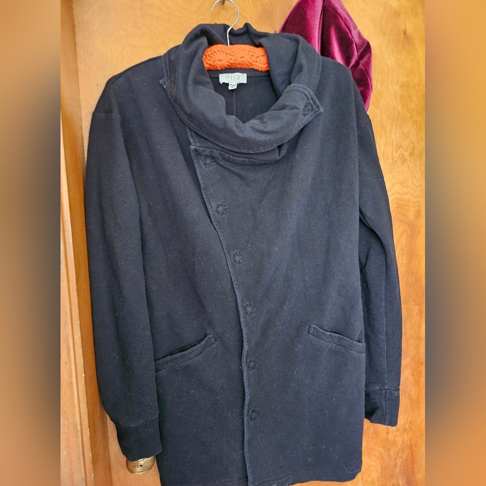 PH8 Black🖤 Cowl Neck Jacket ♡Pre-owned♡